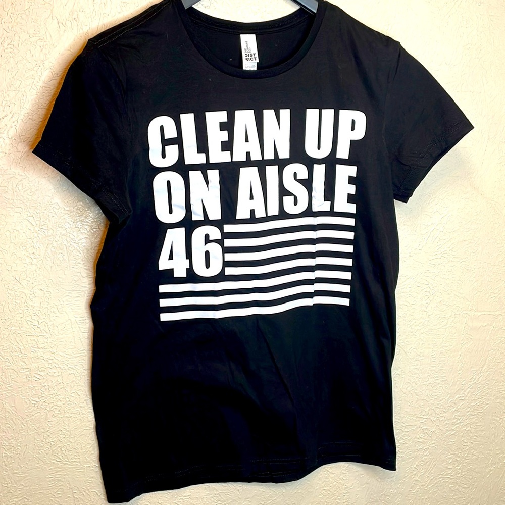 District Concert Tee “Clean up on Aisle 46” President Biden T-shirt